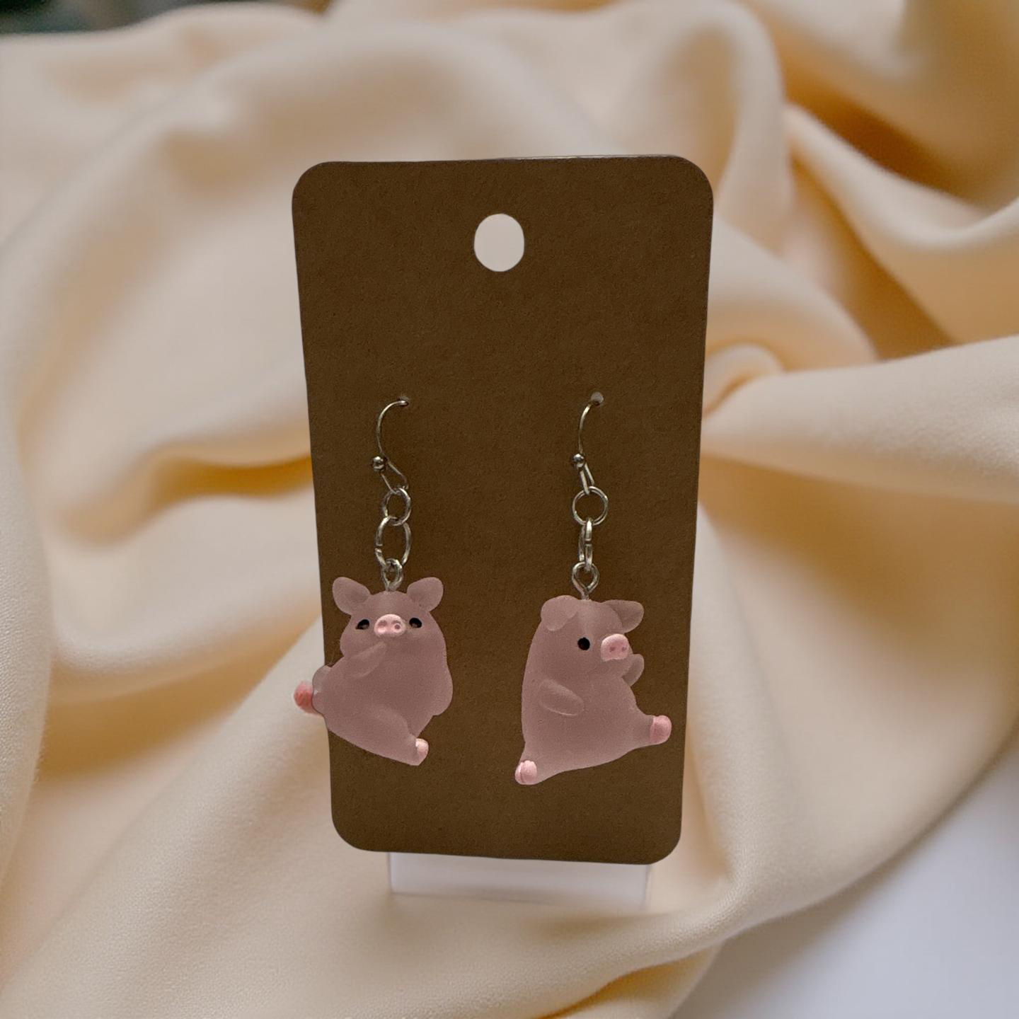 Get Piggy With It Earrings