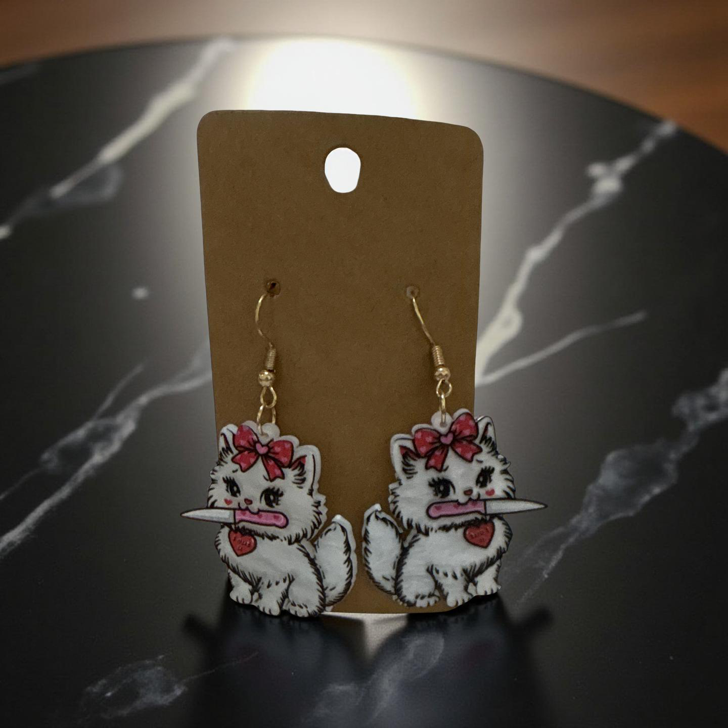 Killer Kitty Earrings