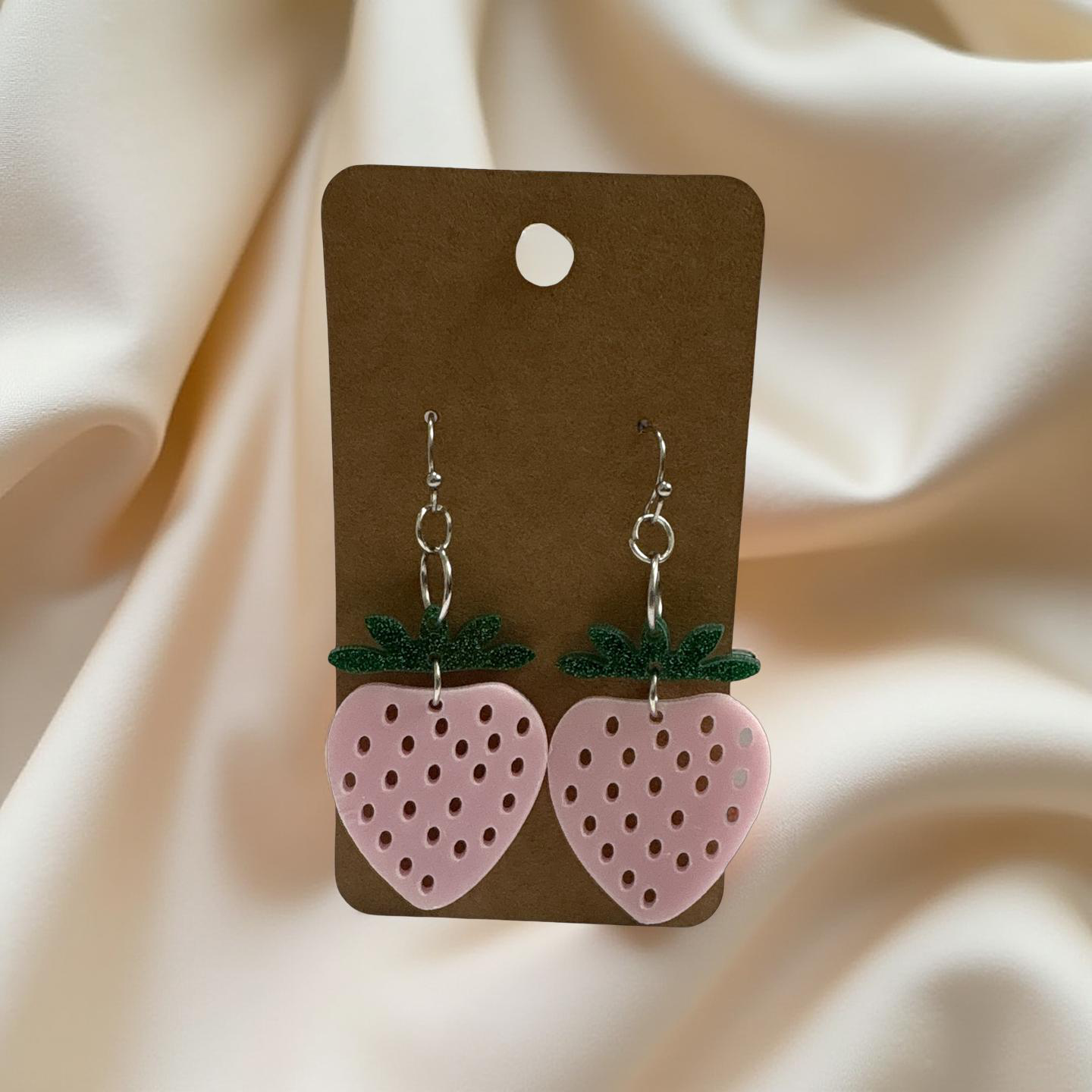 Strawberry Drop Earrings