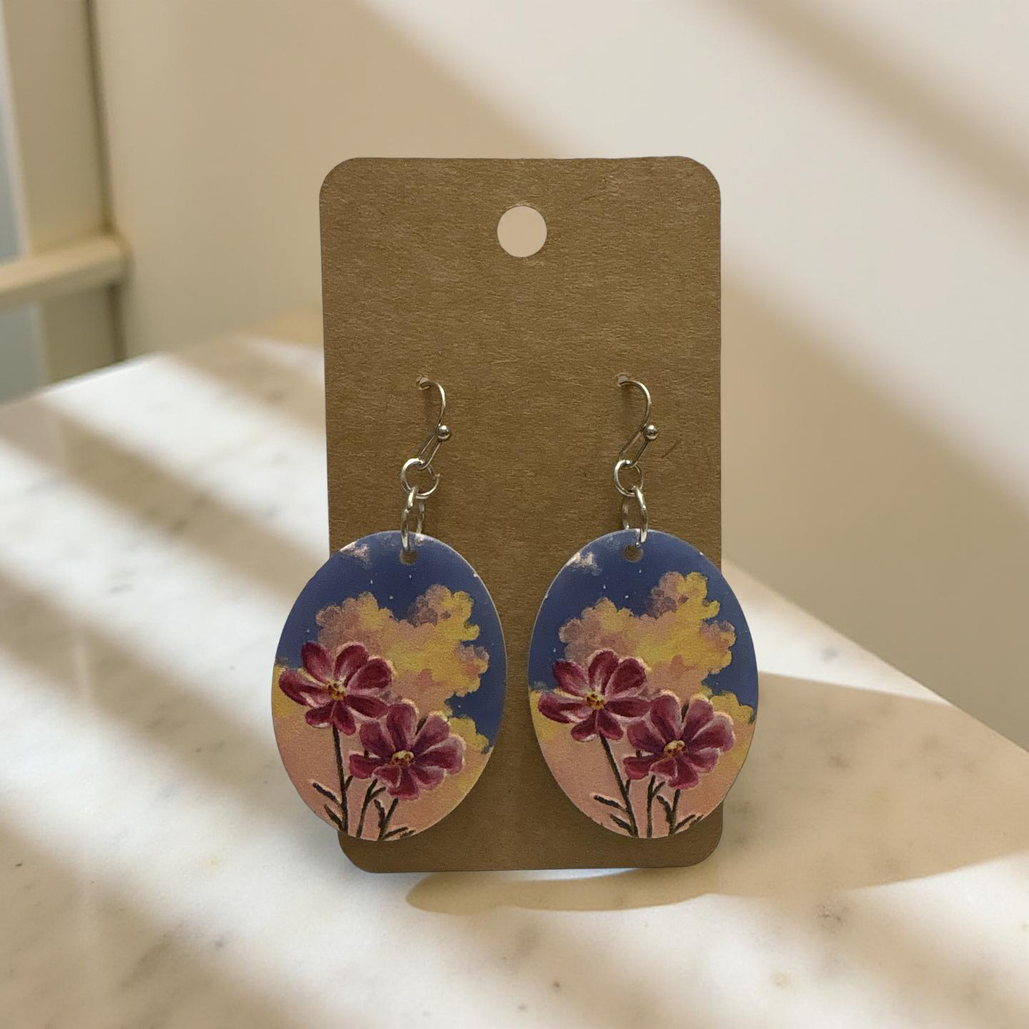 Painted Field Earrings