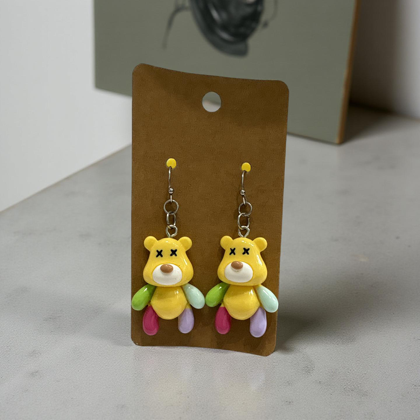Colorful Bear Earrings