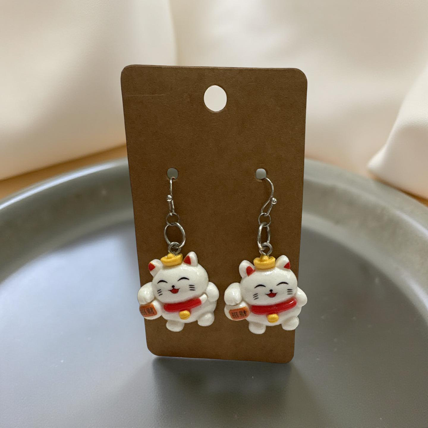 Lucky Kitty Earrings