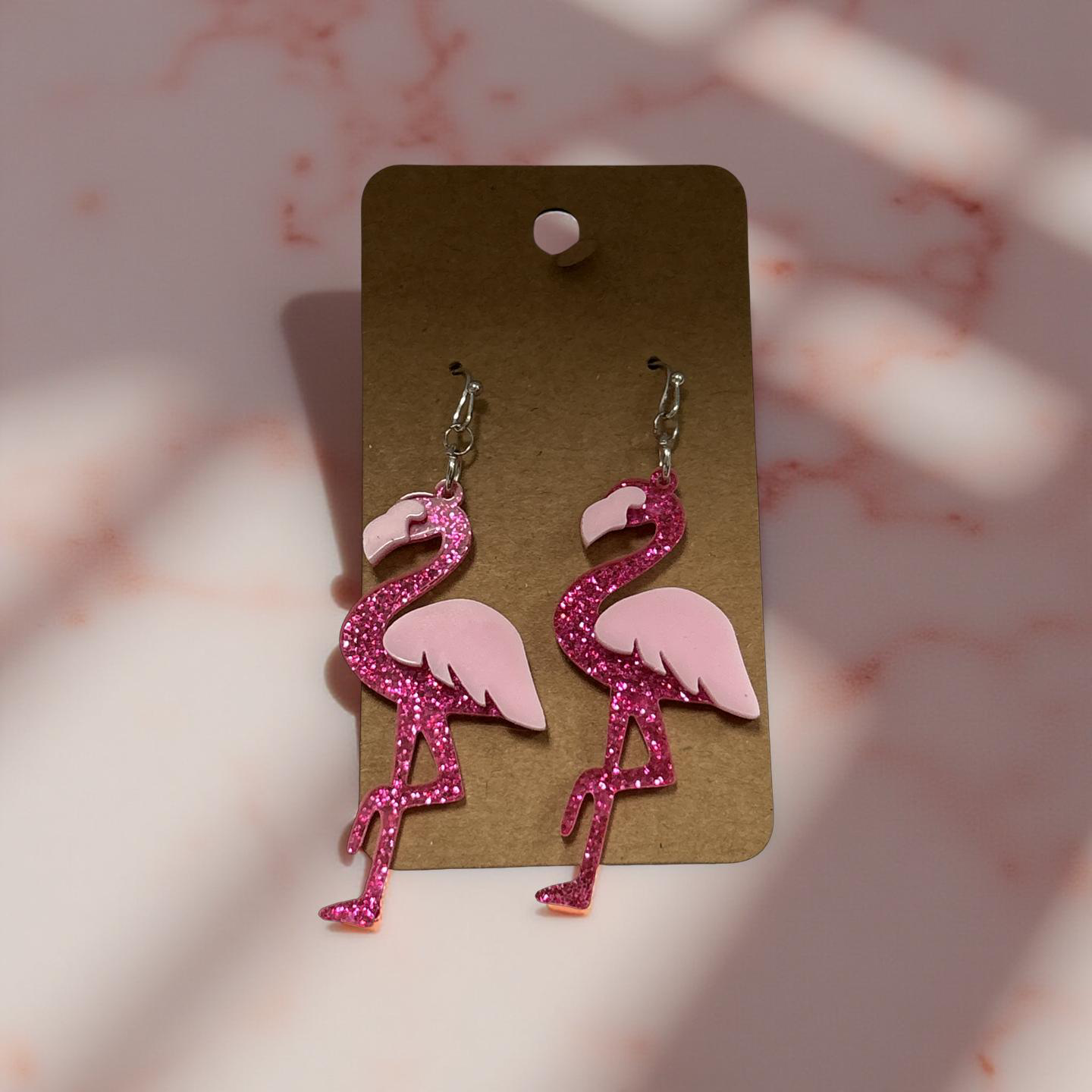 Pretty pink Flamingo Earrings