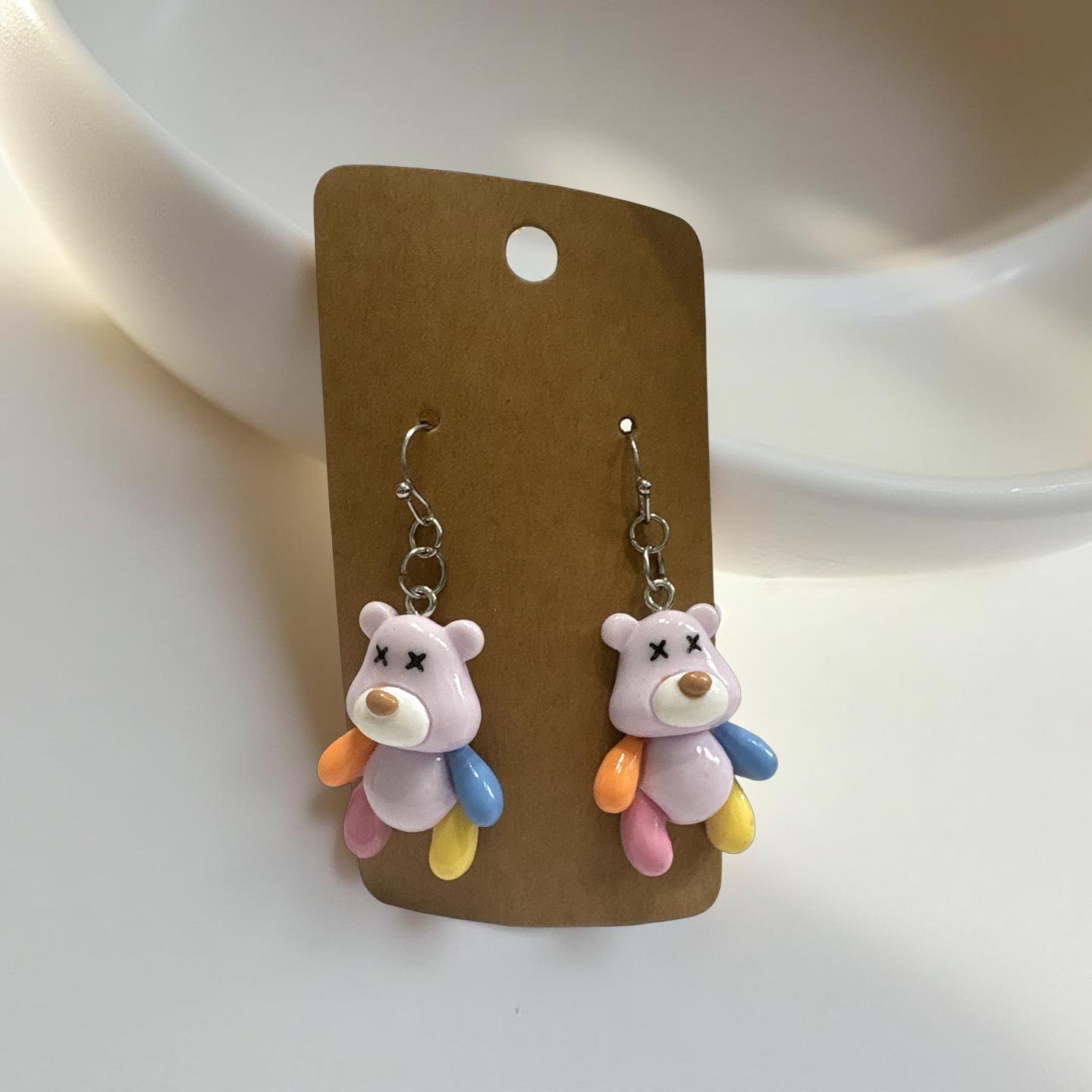 Colorful Bear Earrings