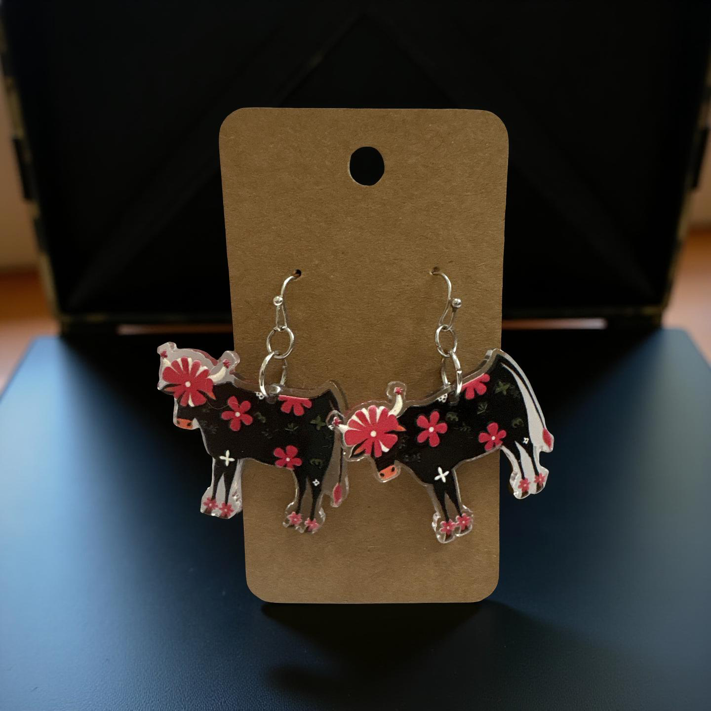 Fancy Cow Earrings