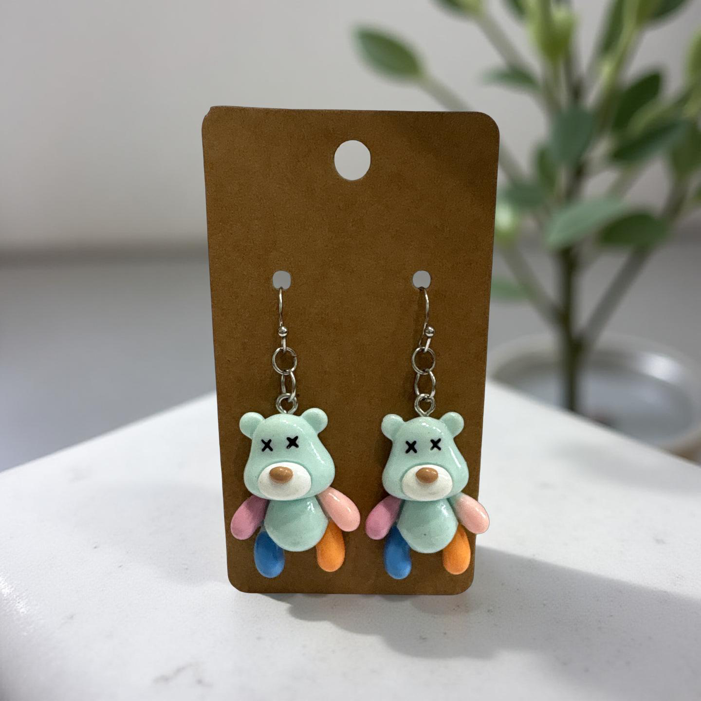 Colorful Bear Earrings