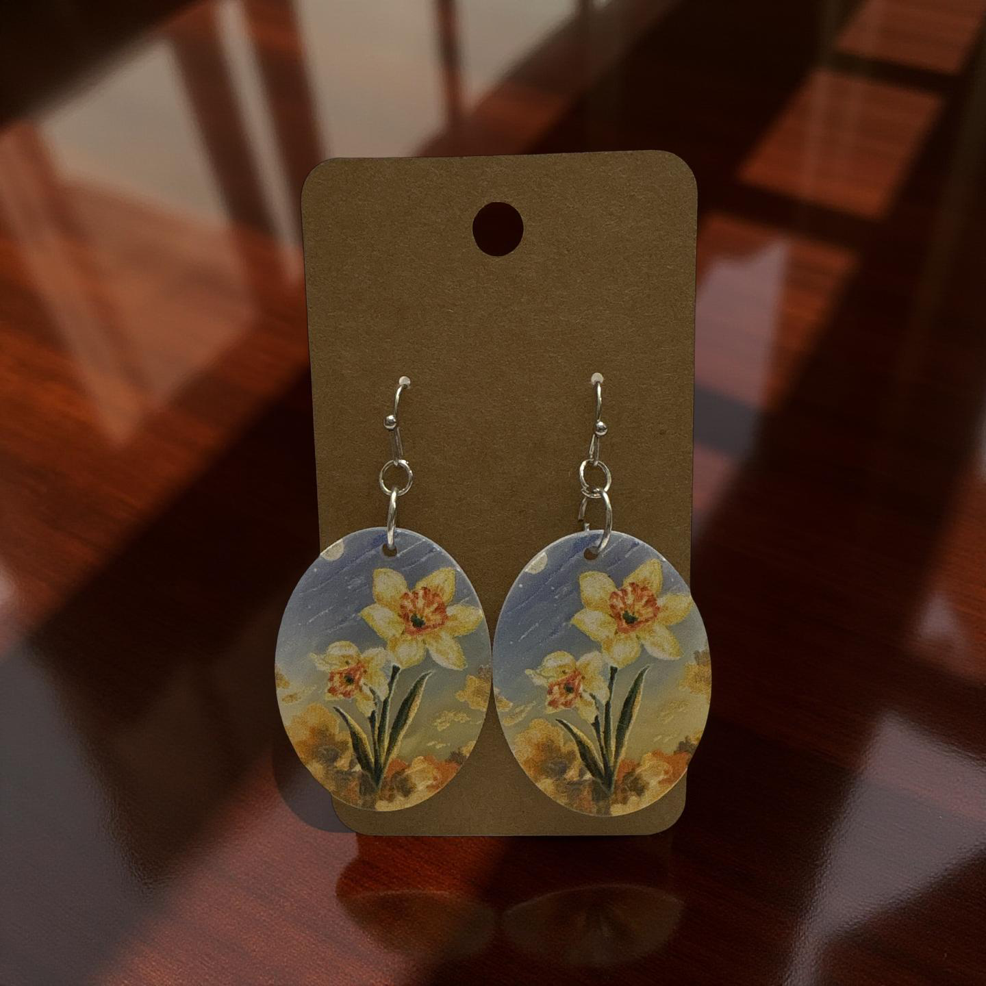 Painted Field Earrings