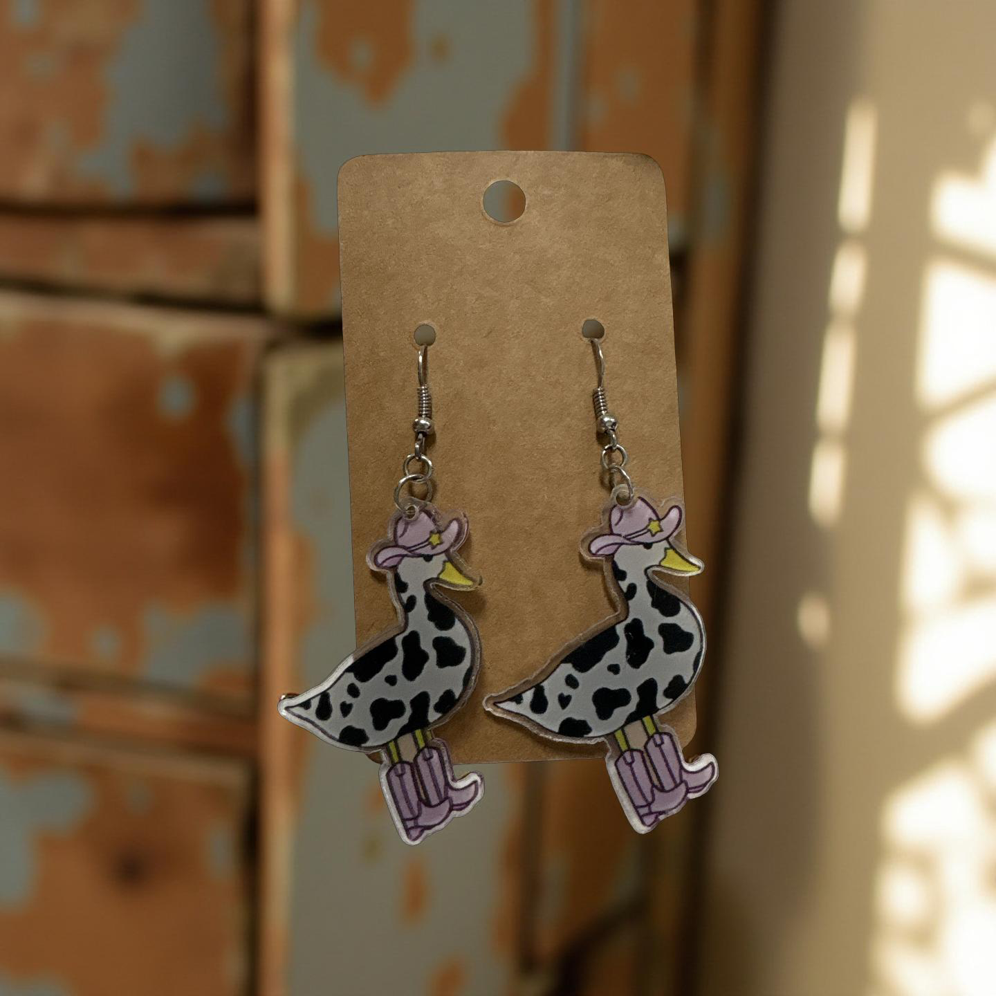 Whacky Duck Earrings