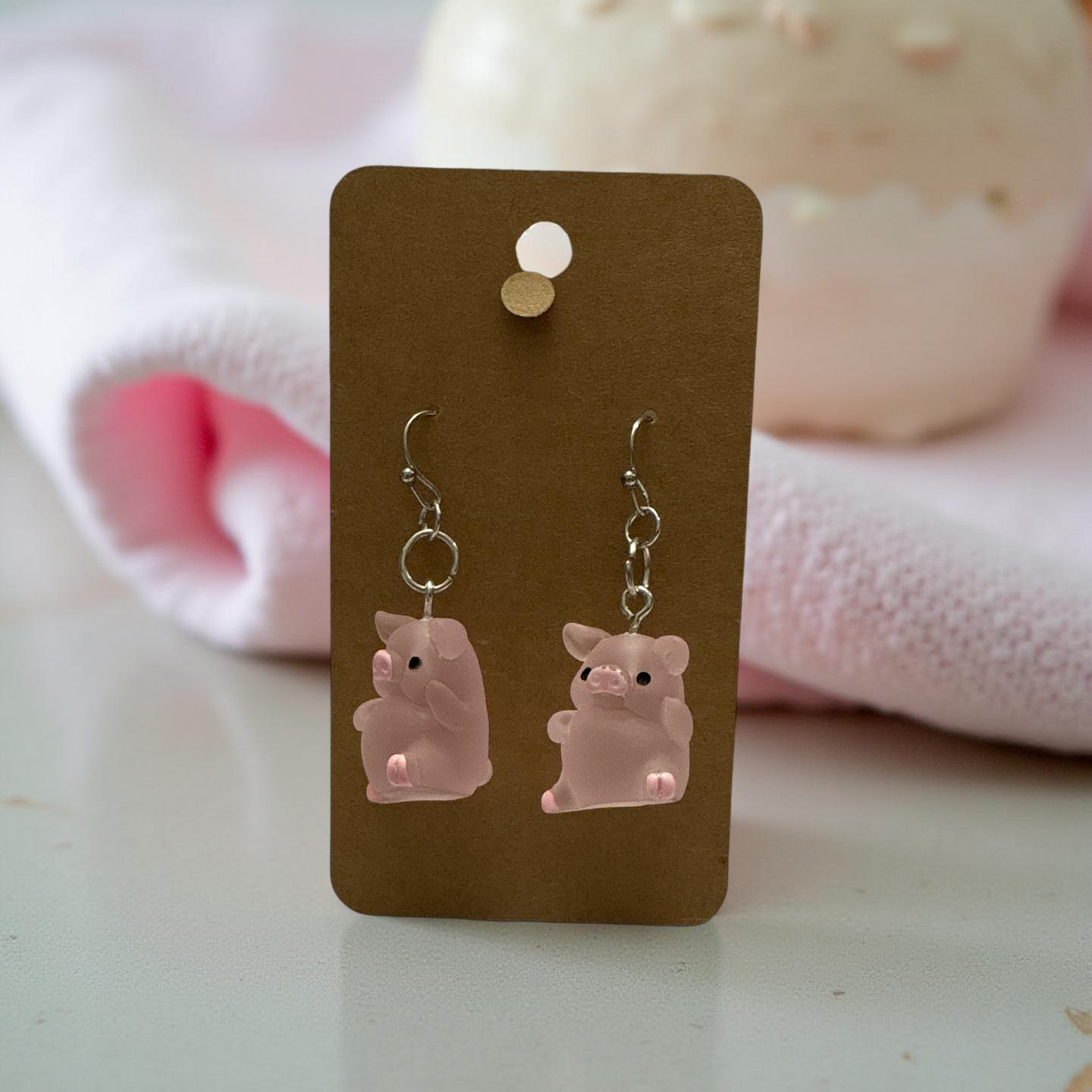 Get Piggy With It Earrings
