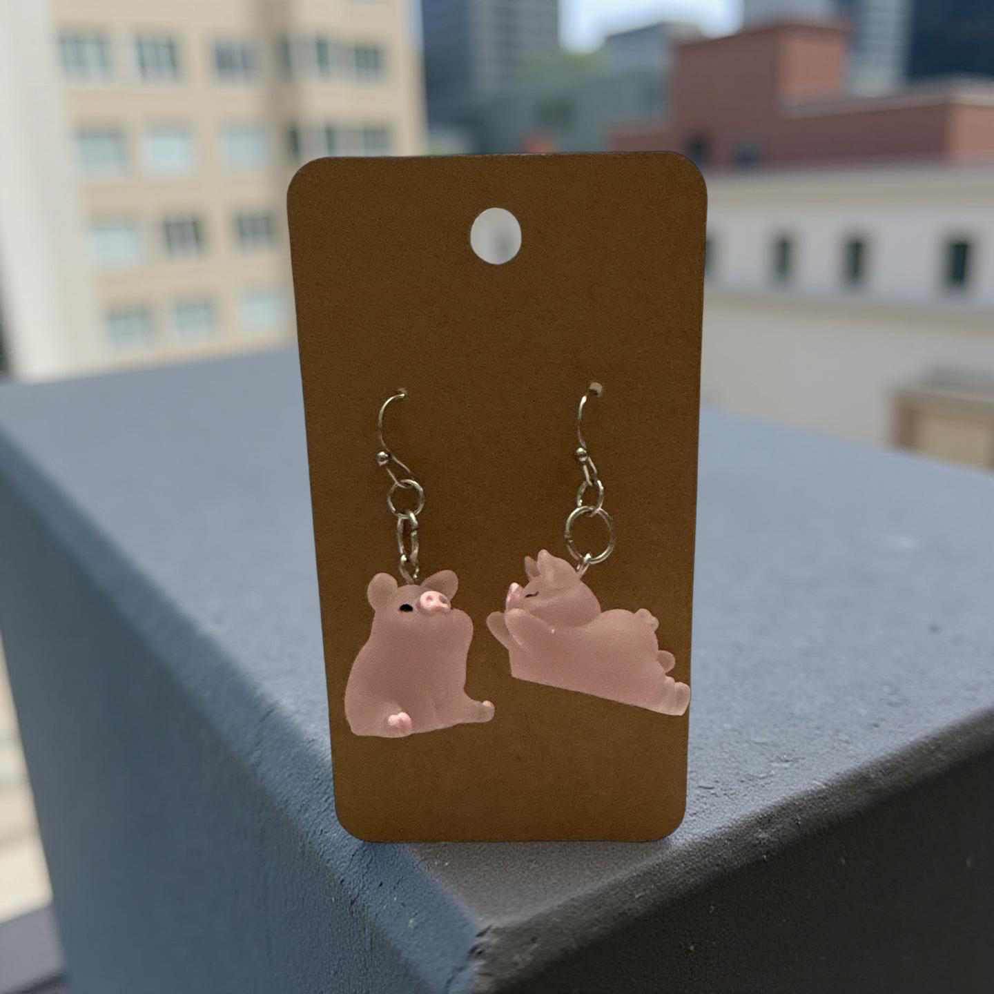 Get Piggy With It Earrings