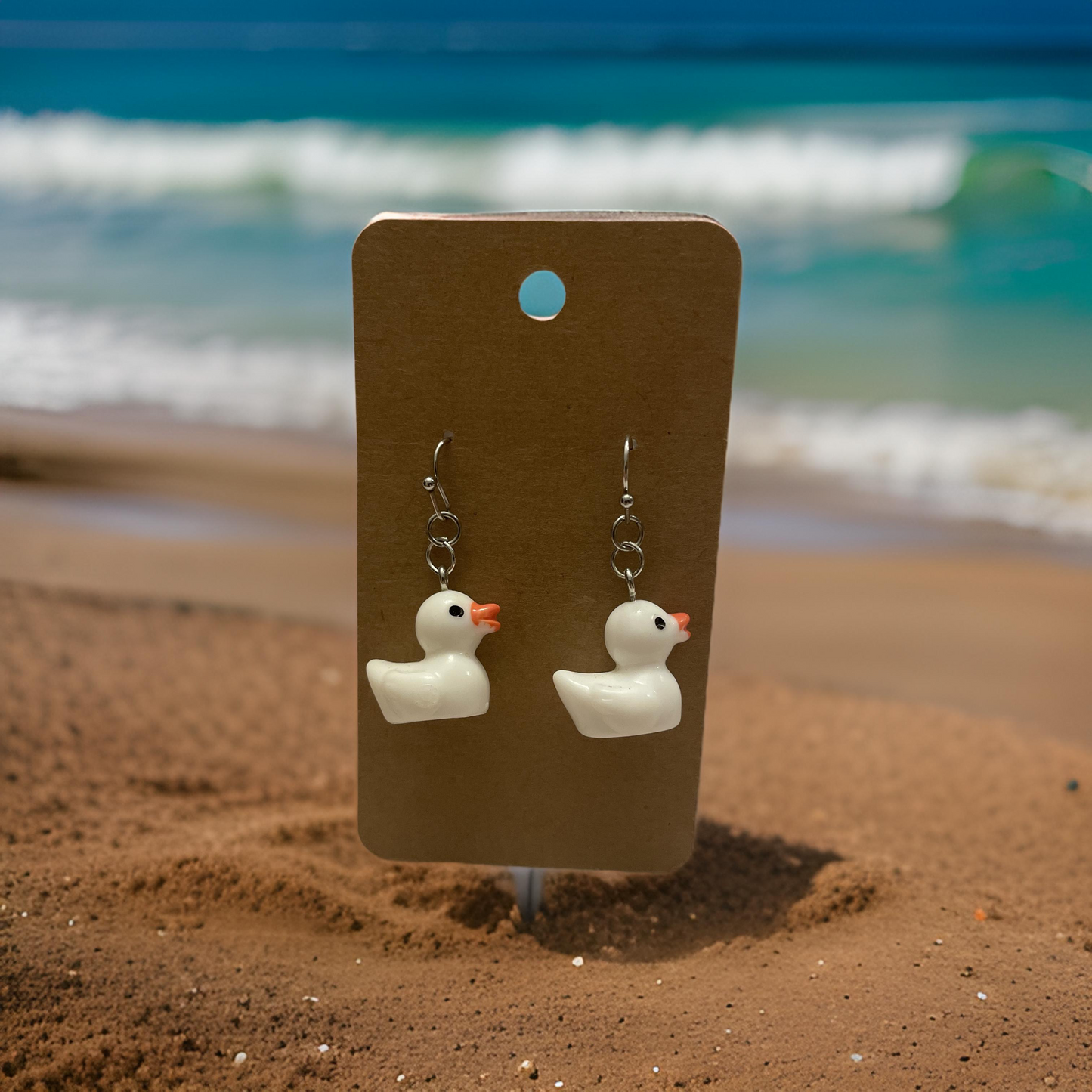 Tiny Duckie Earrings