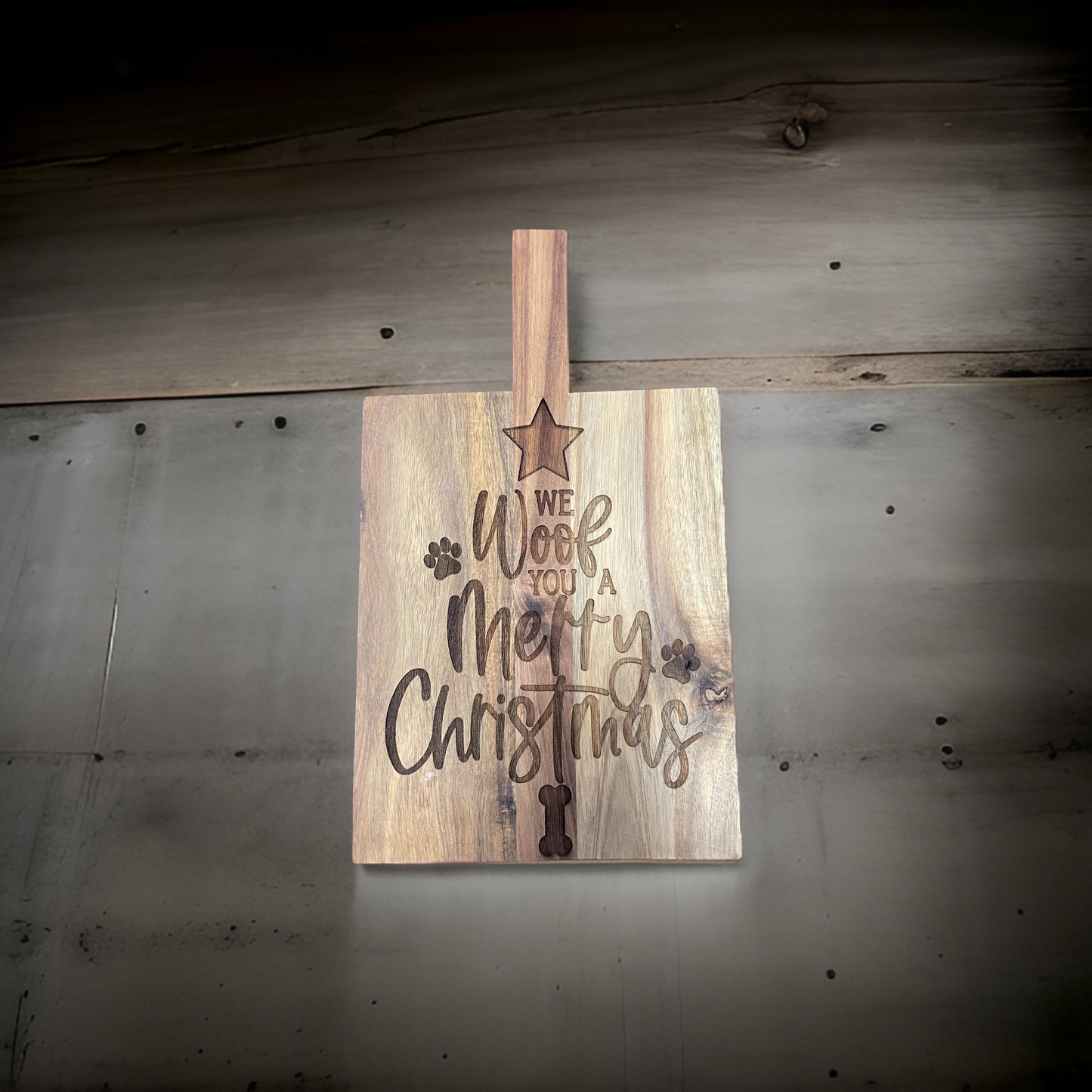 Merry Woofmas Cutting Board
