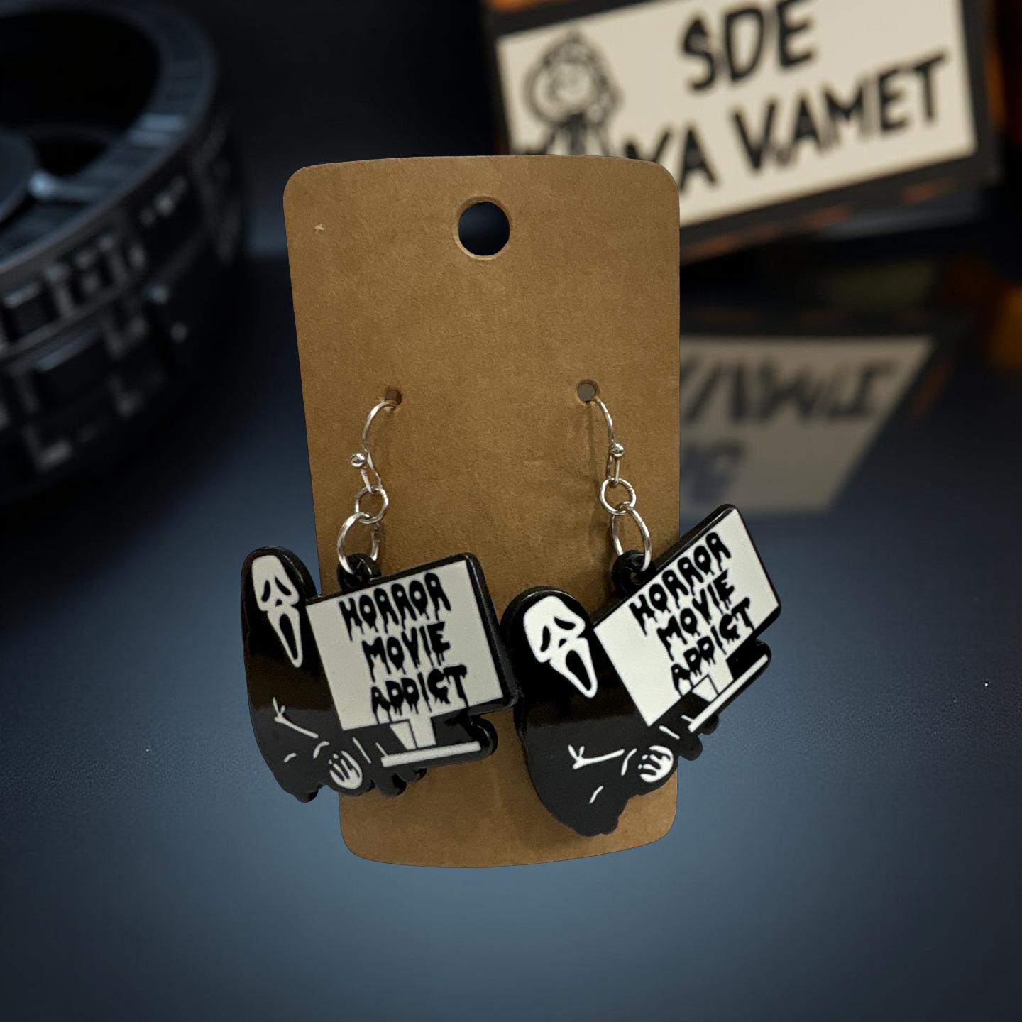 G Face Earrings