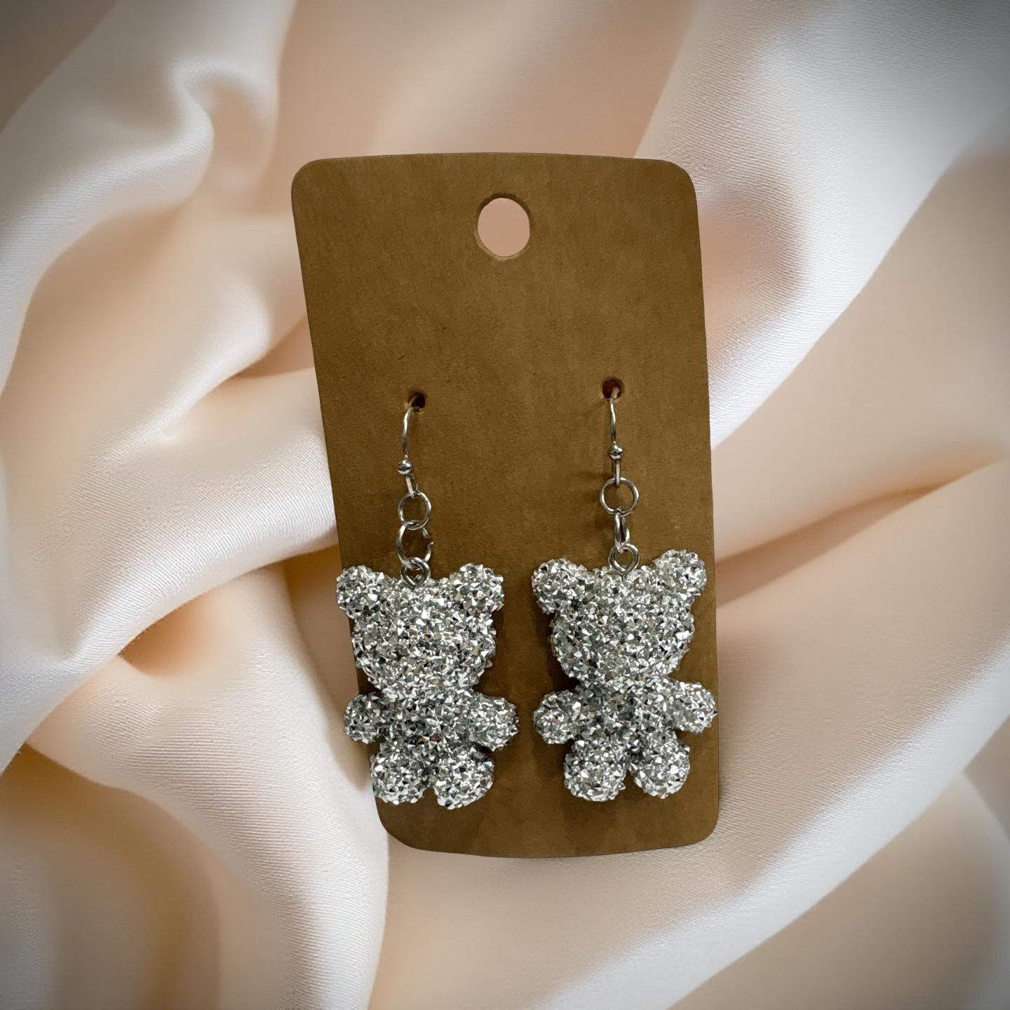 Sparkle bear earrings