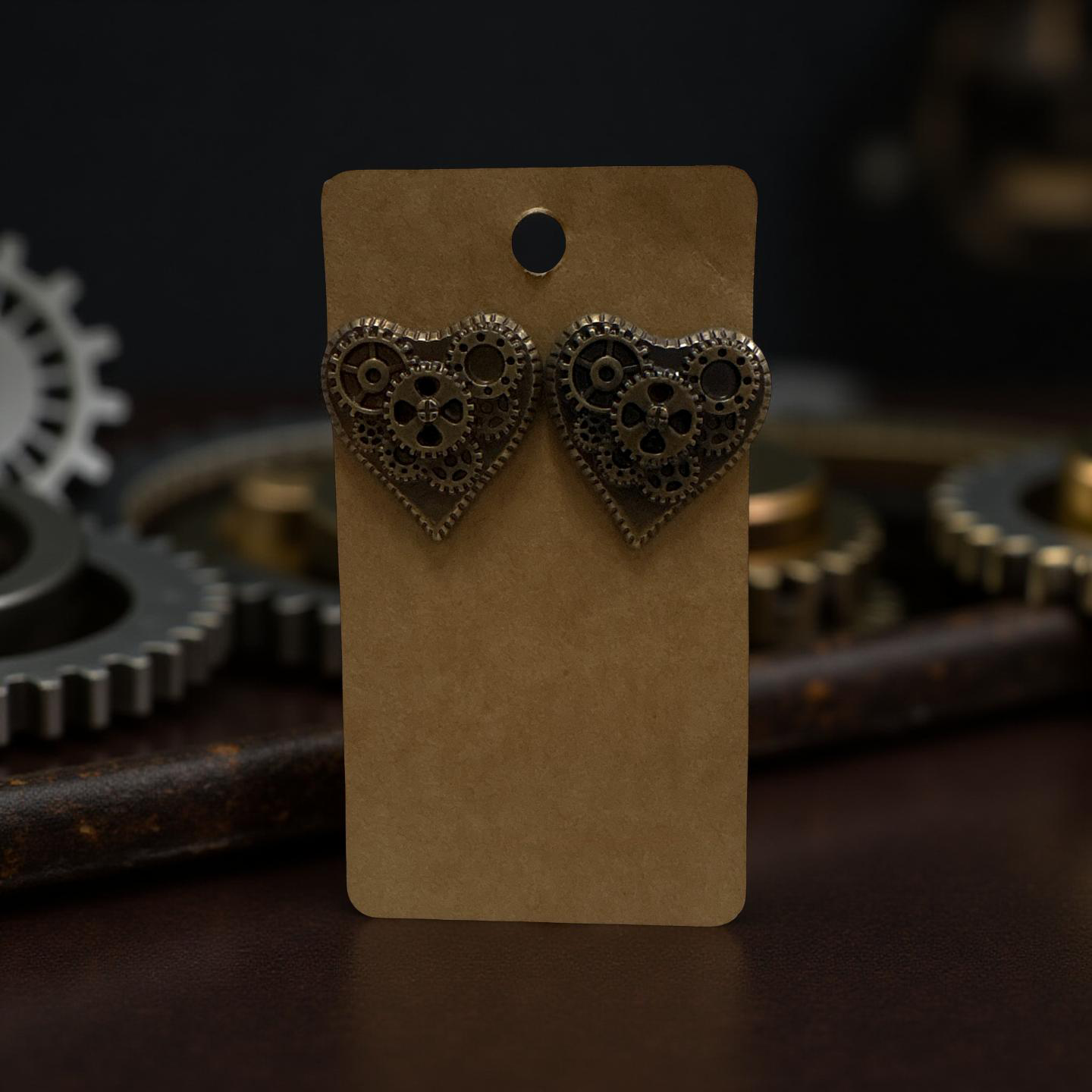 Steam Punk Love Earrings