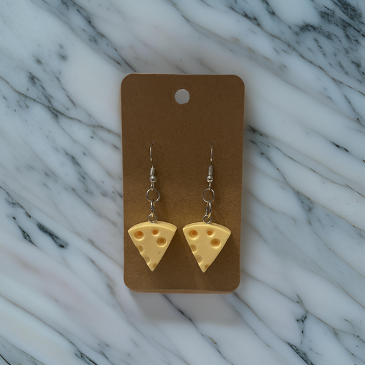 Cheese Earrings