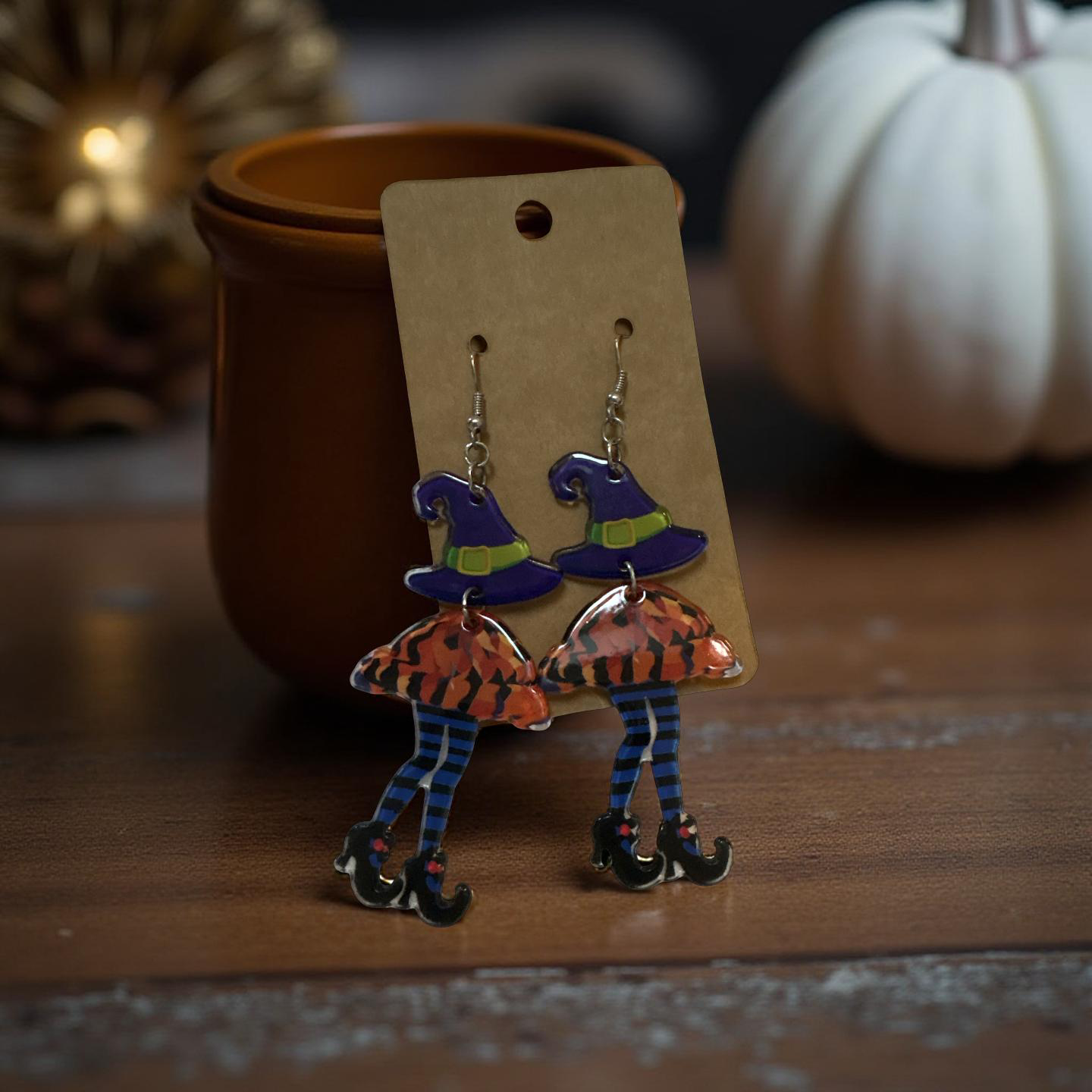 Bad witch earrings