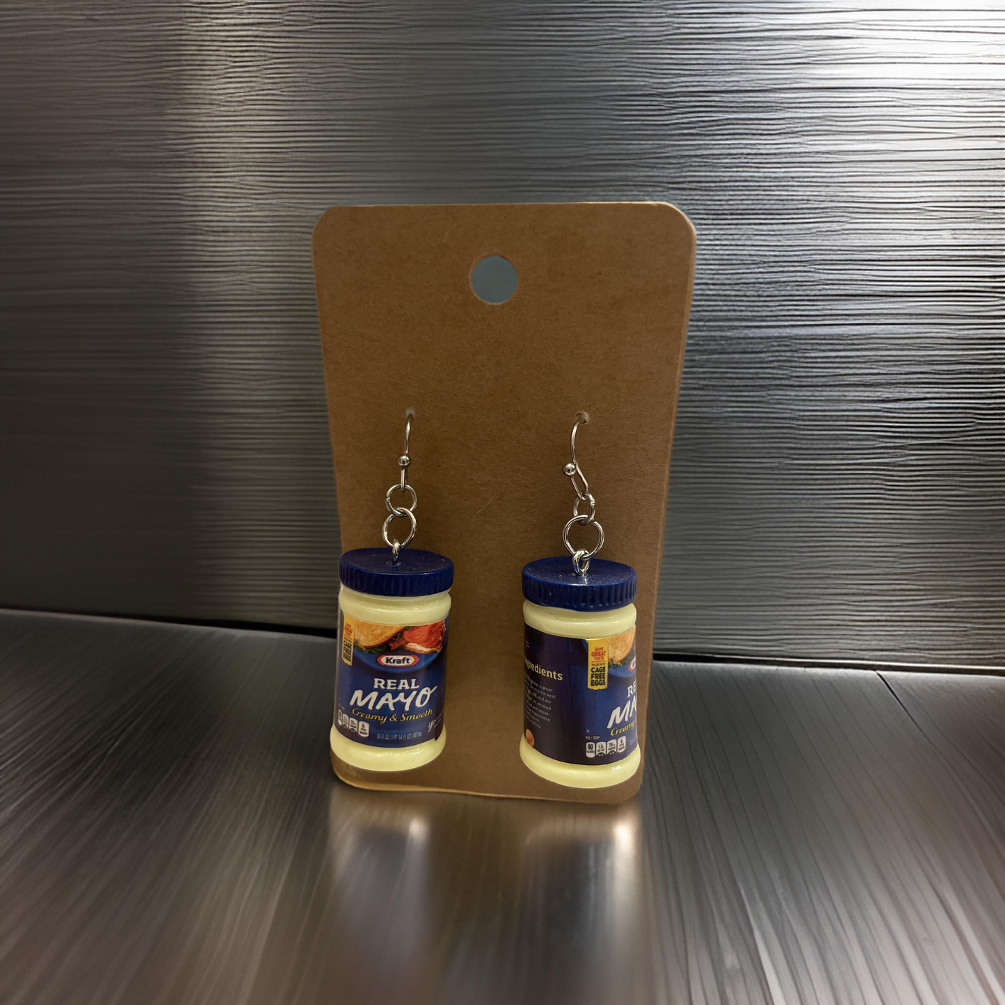 Mayonnaise Earrings