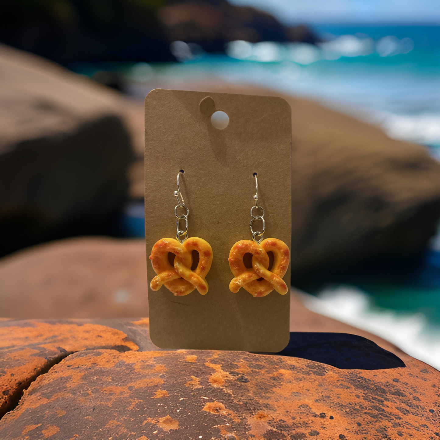 Pretzel Earrings