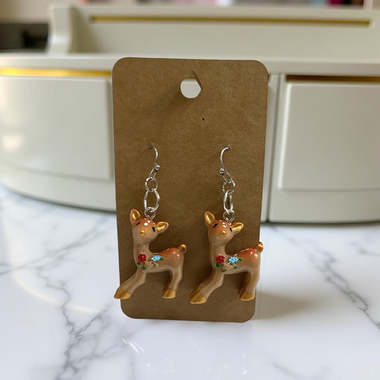 Floral Fawn Earrings