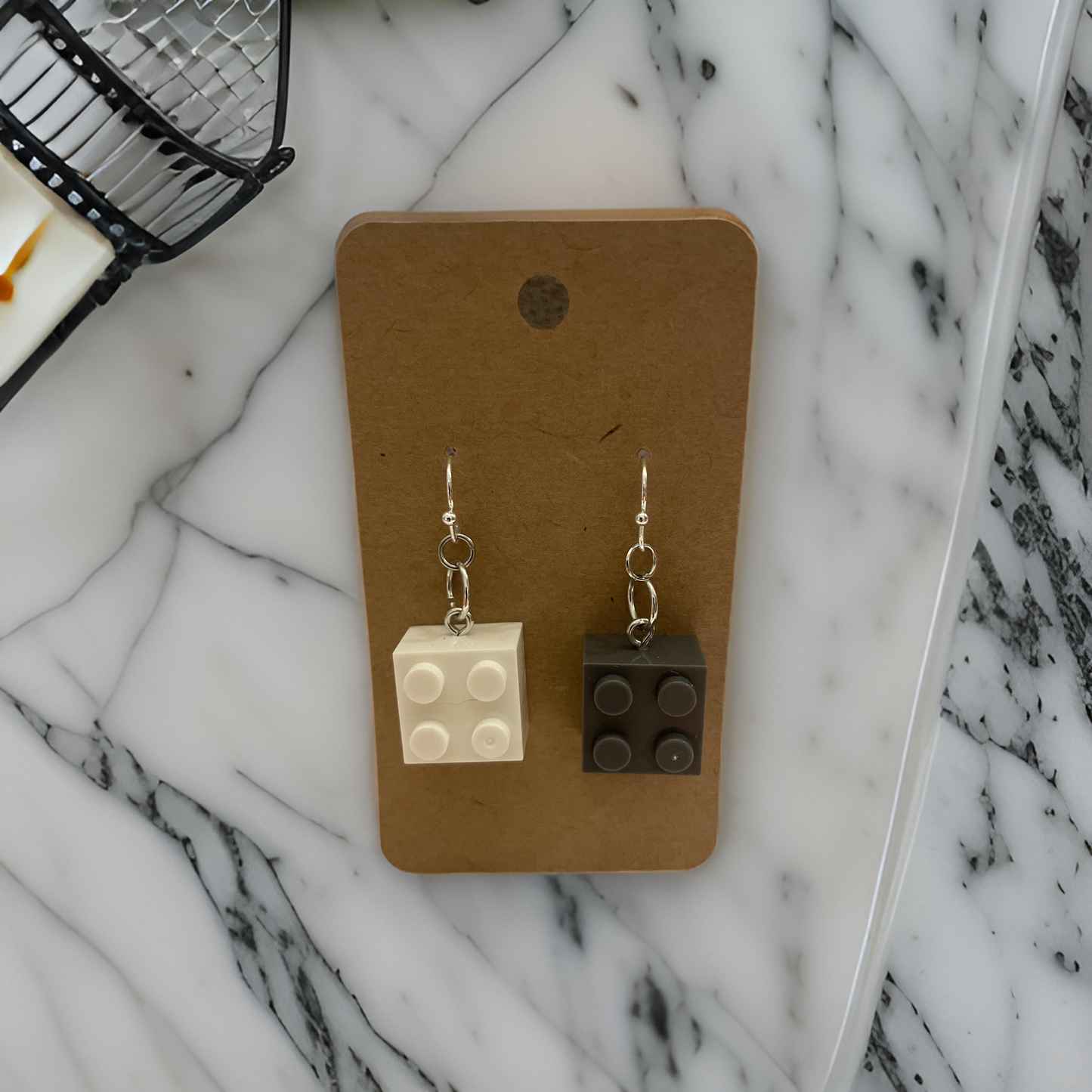 Lego Fun Block Earrings