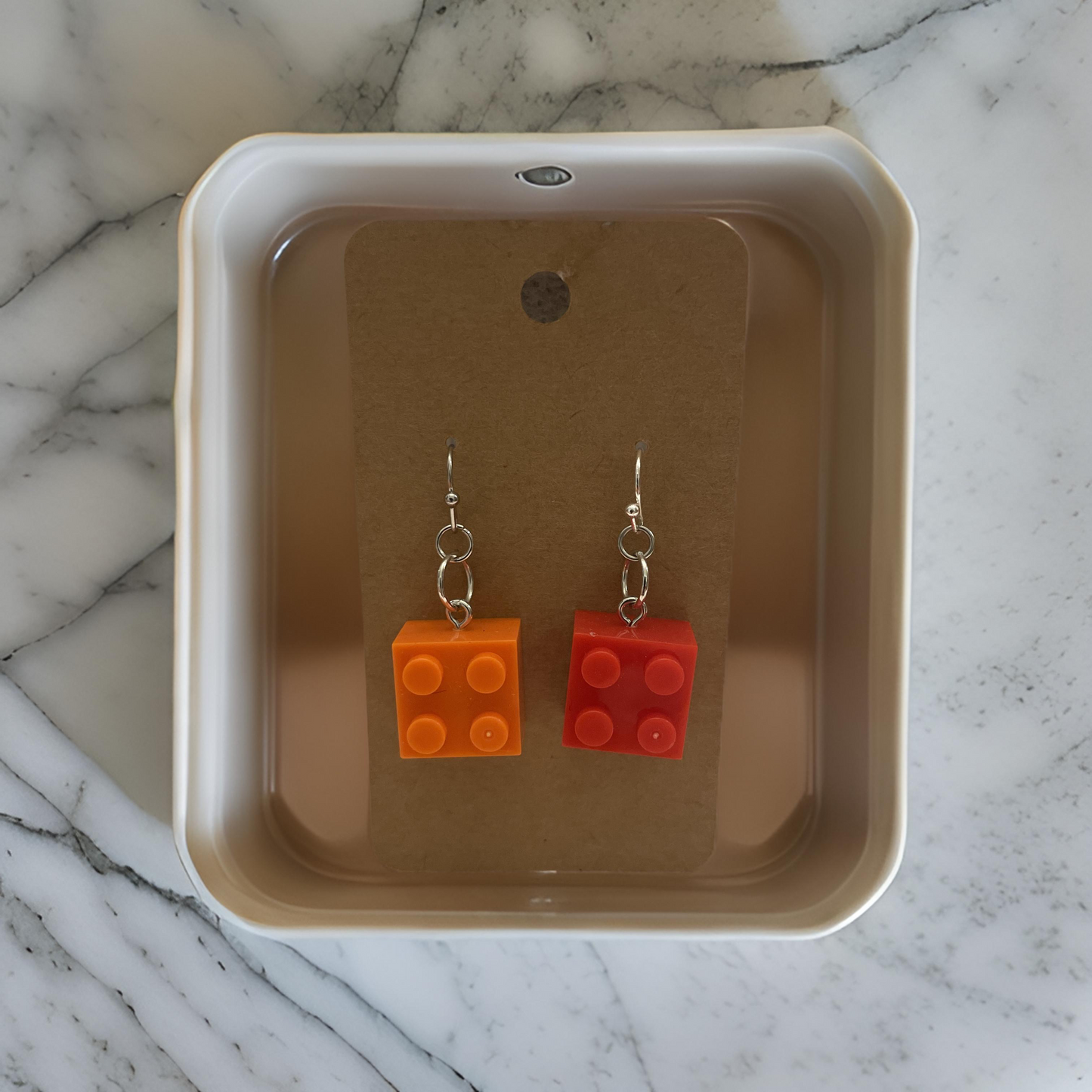 Lego Fun Block Earrings