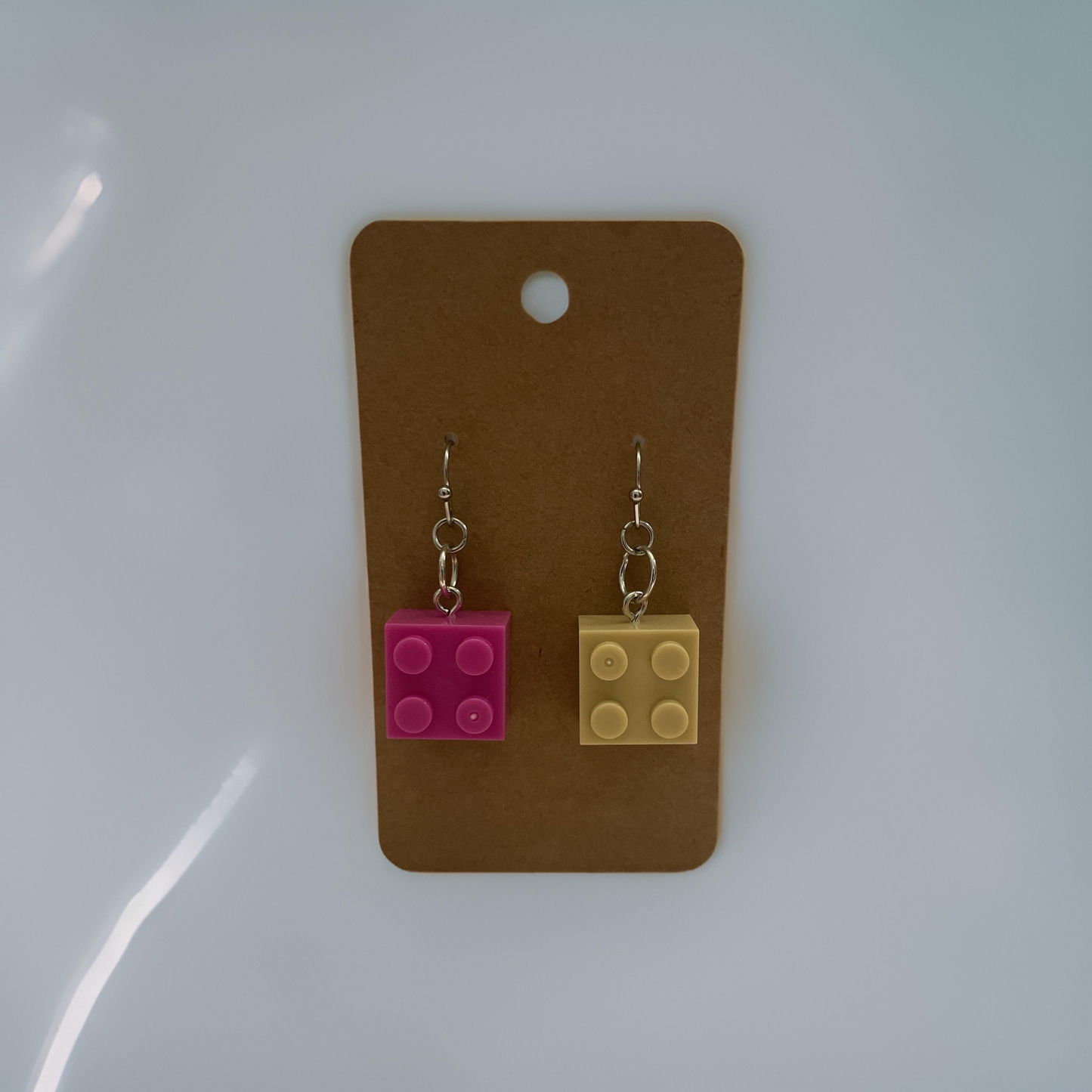 Lego Fun Block Earrings