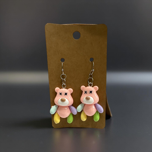 Colorful Bear Earrings