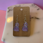 sparkle cat earrings