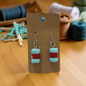 Yarned out earrings