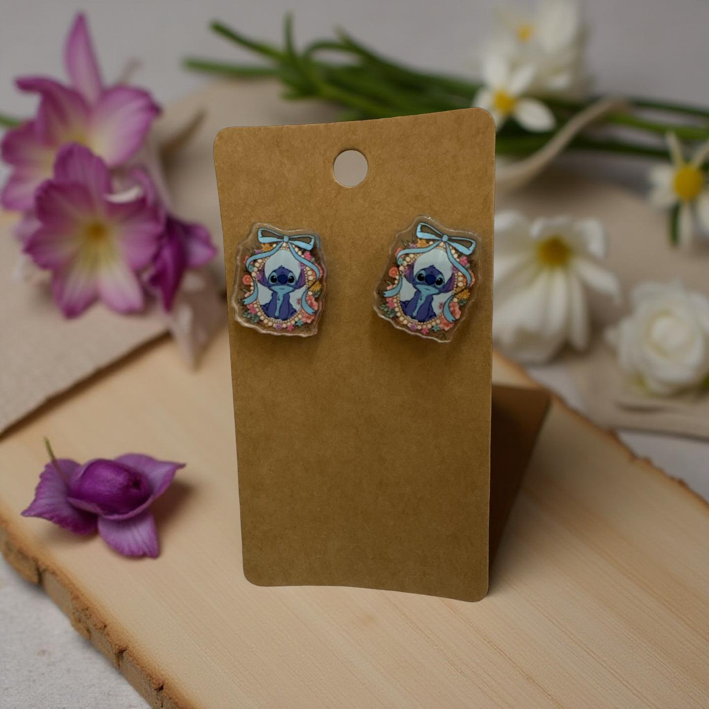 Character Bow Earrings