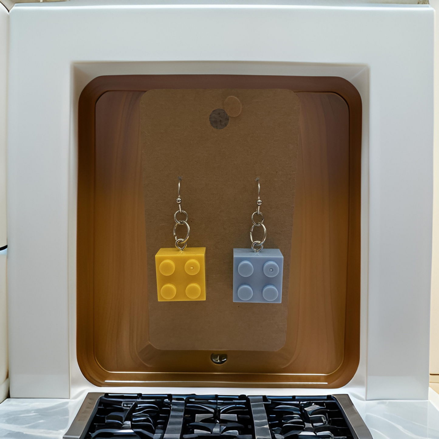 Lego Fun Block Earrings