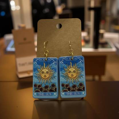 Tarot Cat Earrings