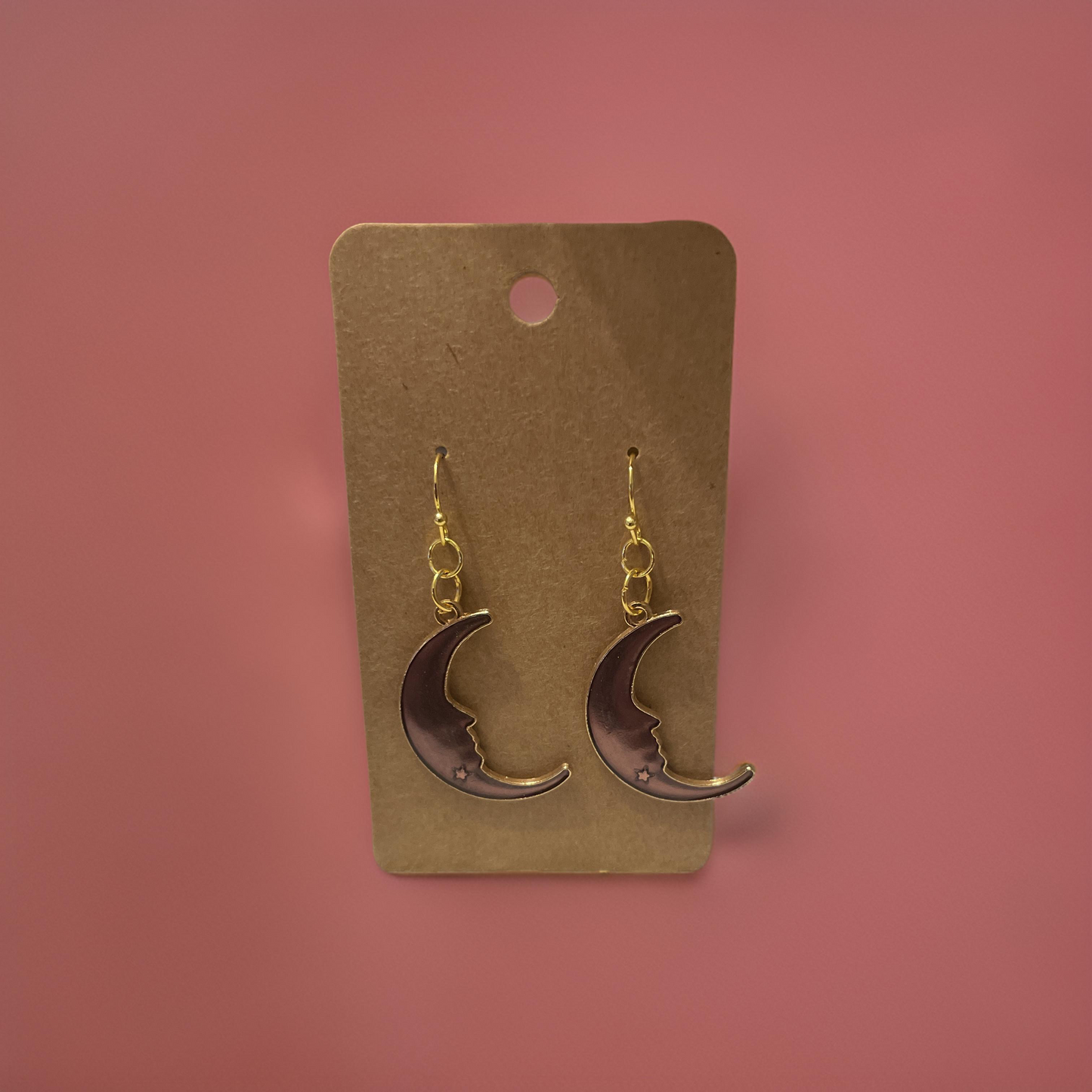 Purple Orbit Earrings