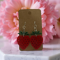 Strawberry Drop Earrings