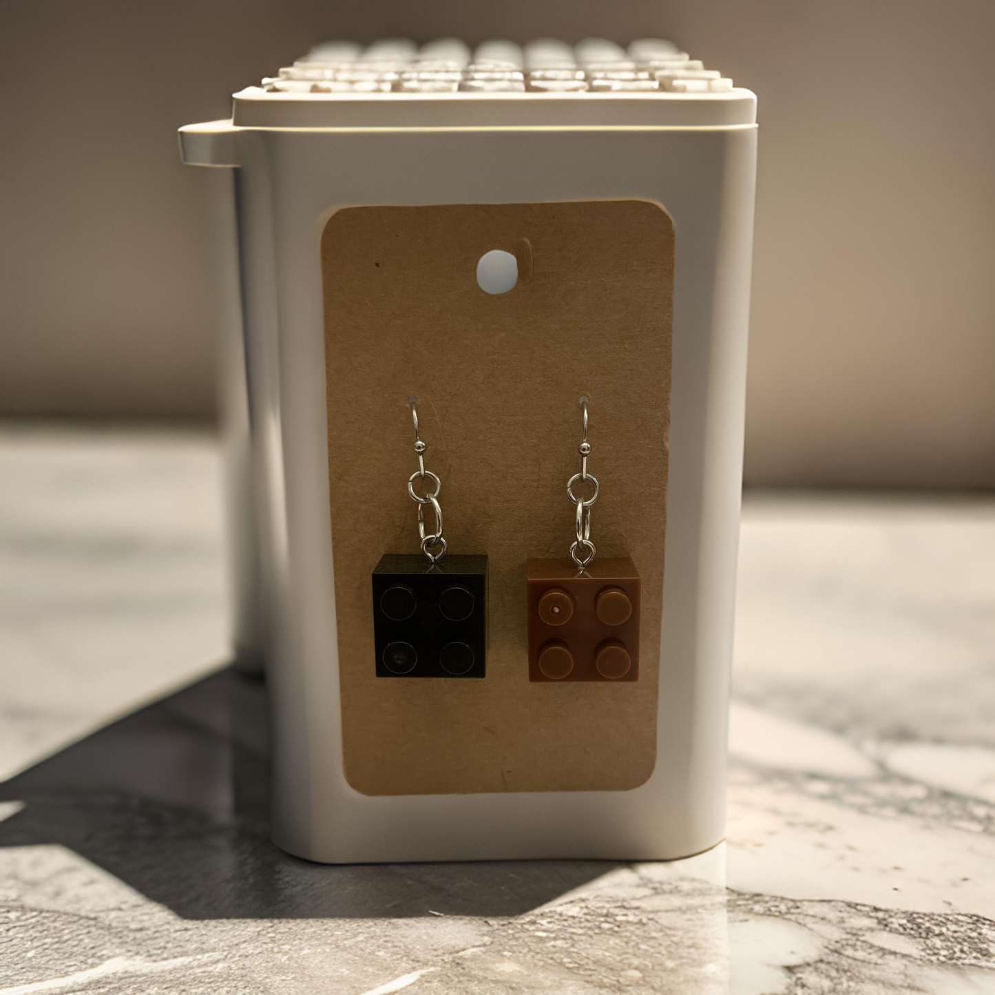 Lego Fun Block Earrings