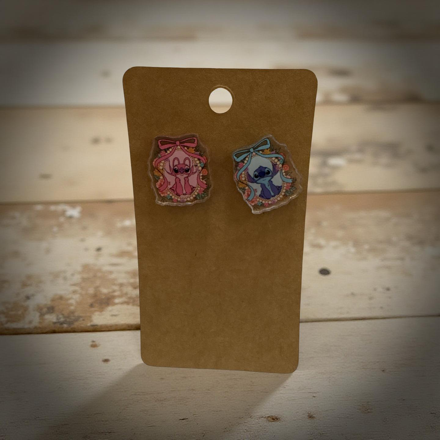 Character Bow Earrings