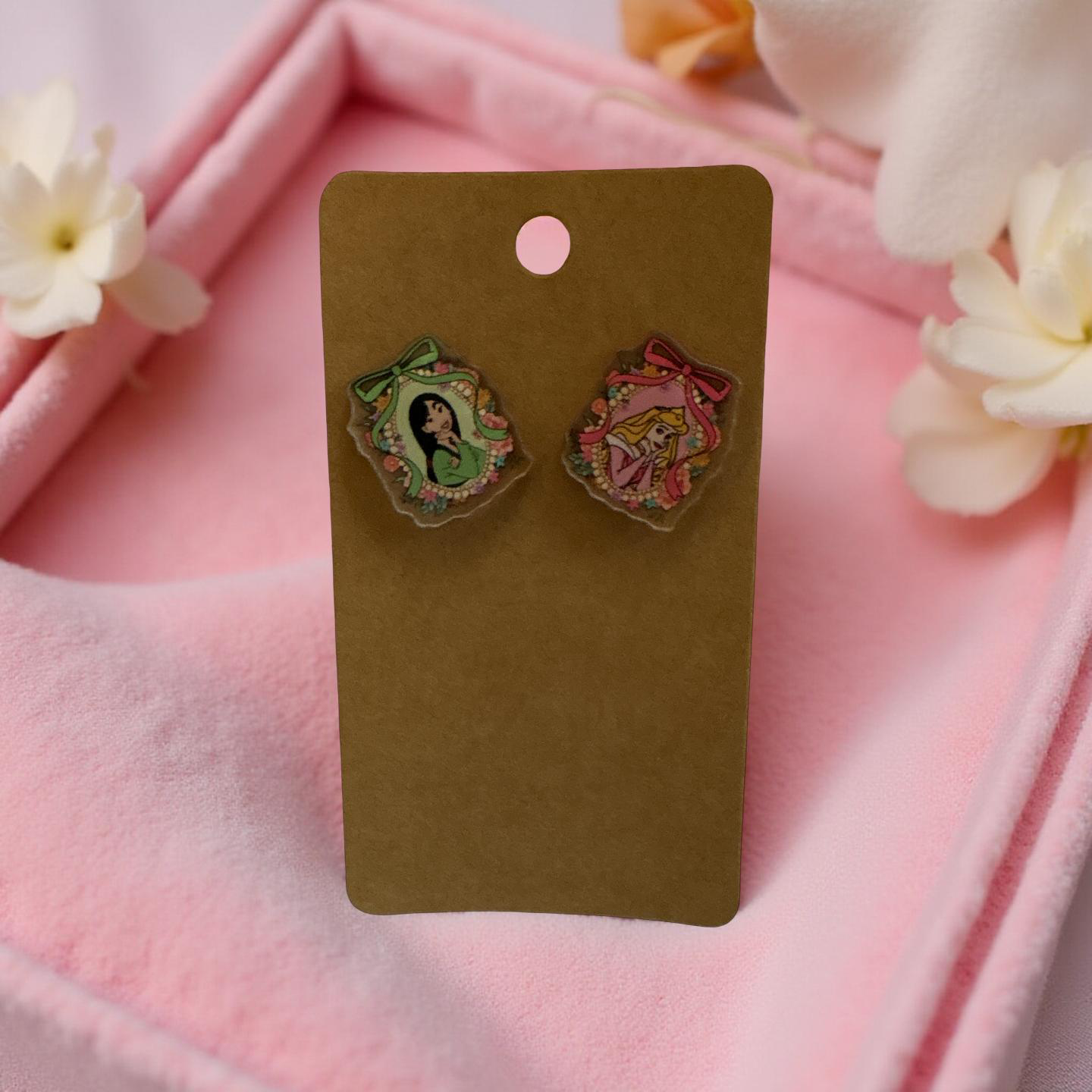 Character Bow Earrings