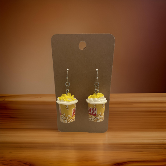 Popcorn Bucket Earrings