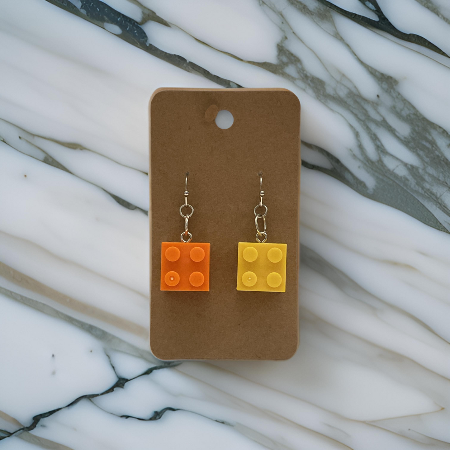 Lego Fun Block Earrings