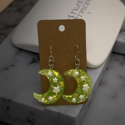 Starry Moon Earrings