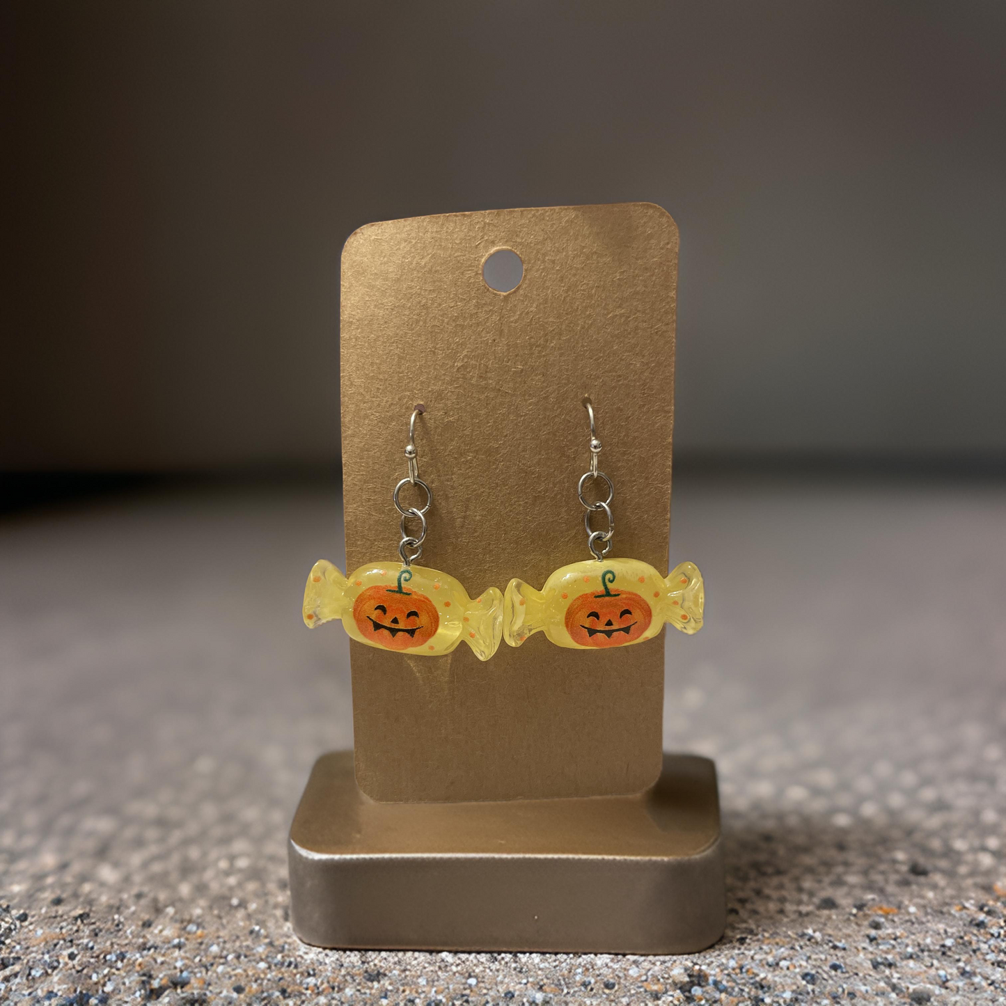 Pumpkin Candy Earrings