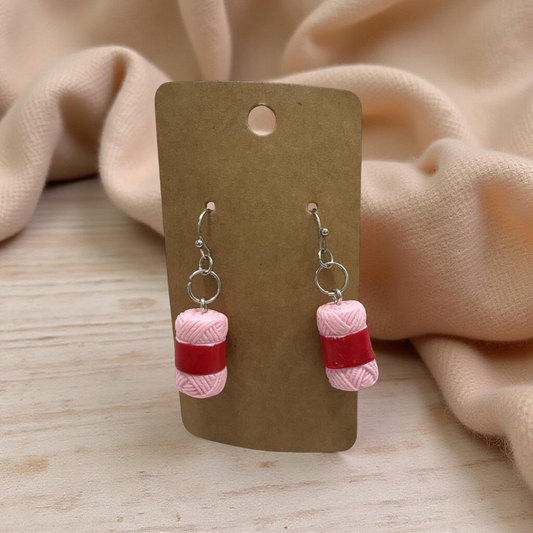 Yarned out earrings