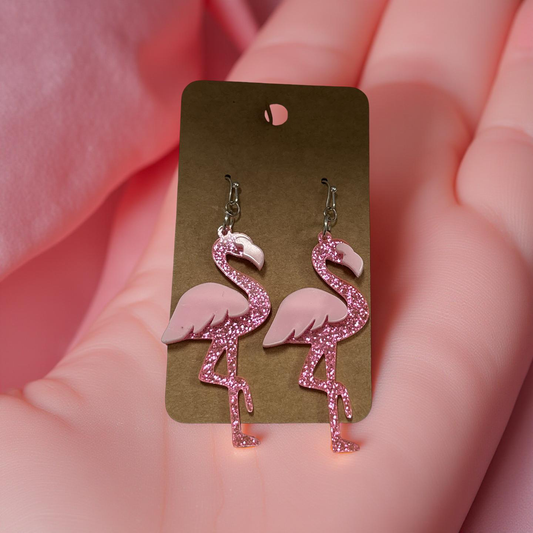 Pretty pink Flamingo Earrings