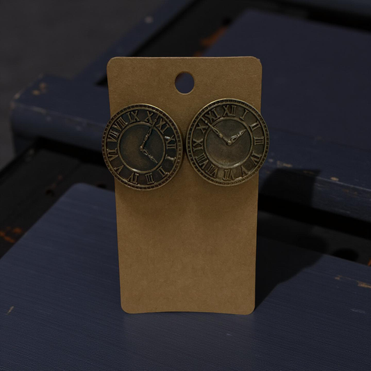 Tick Tock Clock Earrings