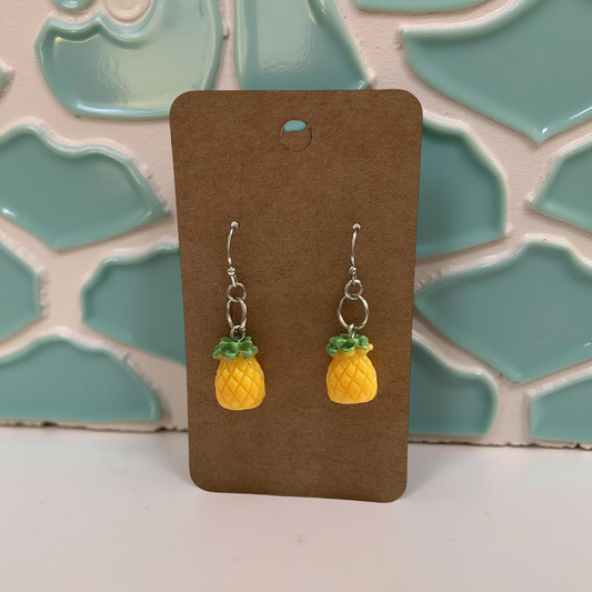 Tiny Pineapple Earrings