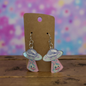 Kawaii Space Ship Earrings