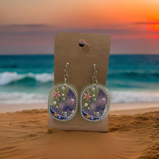 Mermaid tail Earrings