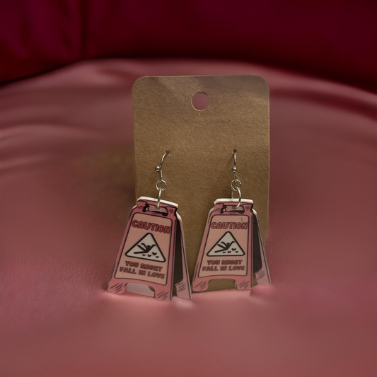 Caution Earrings