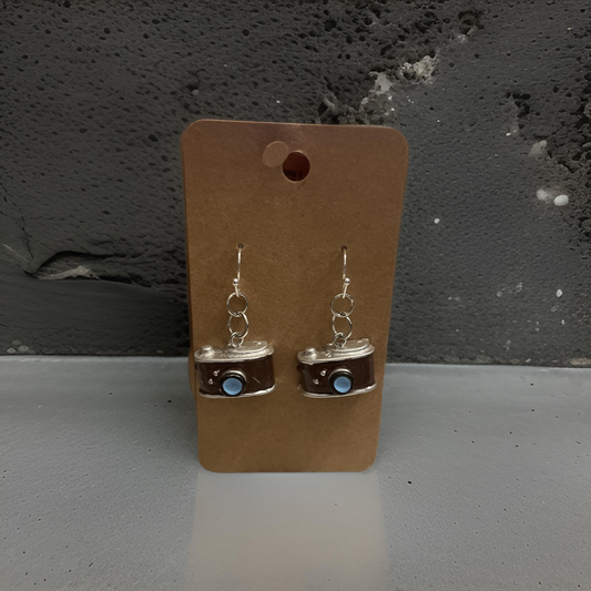 Camera Time Earrings